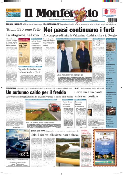 Il Monferrato - Edizione 75 del 07/10/2005